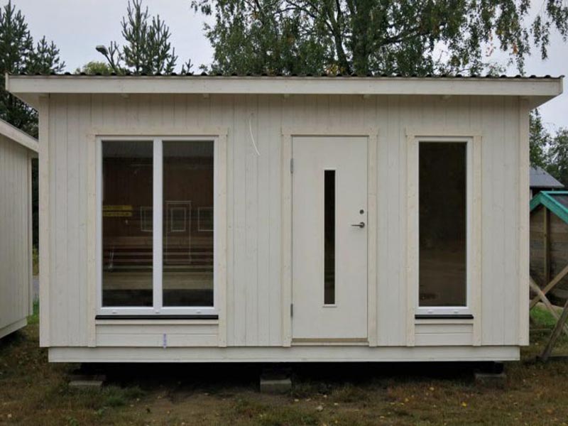 Installation av el & belysning i bastu. Skogås Länna