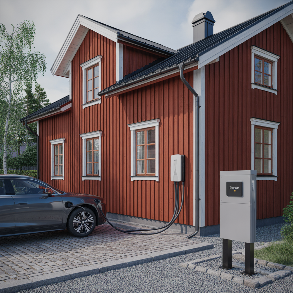 laddbox i villa krav sakringsstorlek och kostnad